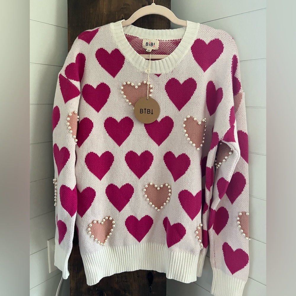 BiBi - All My Heart Embellished Sweater